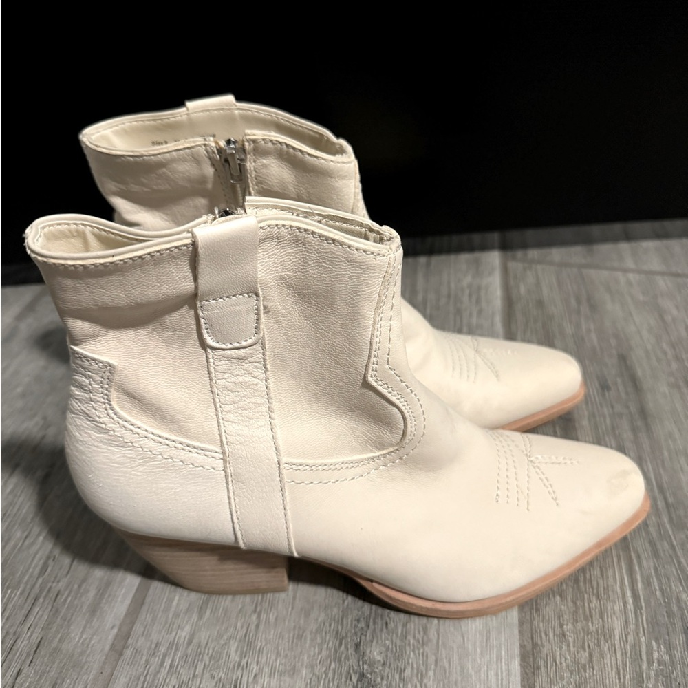 Dolce Vita Suede Booties w/ Zipper - Size 9